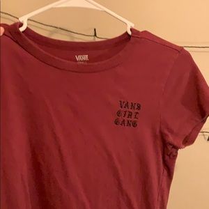Vans shirt ( vans girl gang)
